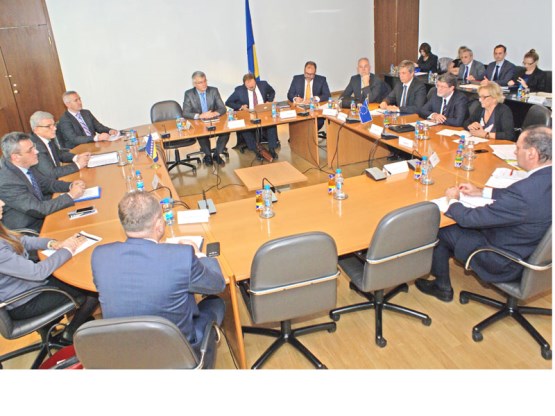 Чланови колегијума оба дома Парламентарне скупштине БиХ разговарали са члановима Делегације Европског парламента за односе са БиХ и Косовом